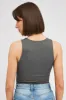 Grey Supersoft Bodysuit Sleeveless sold by Ally Fashion