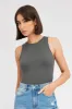 Grey Supersoft Bodysuit Sleeveless sold by Ally Fashion