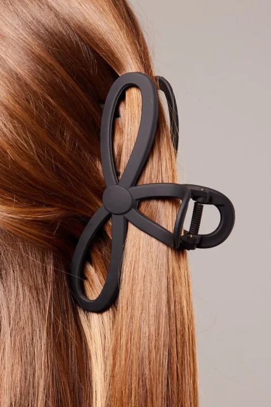 Black Geometric Shape Claw Clip sold by Ally Fashion