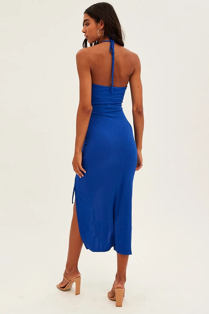 Blue Cut Out Bodycon Party Dress sold by Ally Fashion product image thumbnail 5