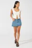 White Top Split Front Short Sleeve sold by Ally Fashion