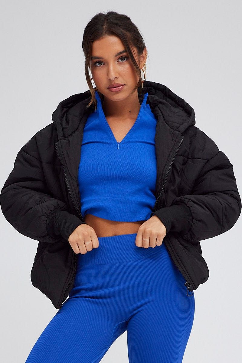 Black Puffer with Long Sleeves sold by Ally Fashion product image thumbnail 3