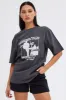 Grey Graphic Tee Short Sleeve sold by Ally Fashion