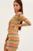 Green Stripe Mini Skirt Bodycon Mid Rise sold by Ally Fashion