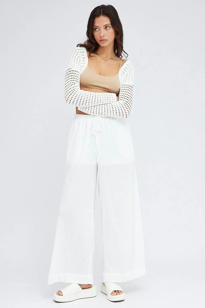 White Knit Shrug sold by Ally Fashion product image thumbnail 2