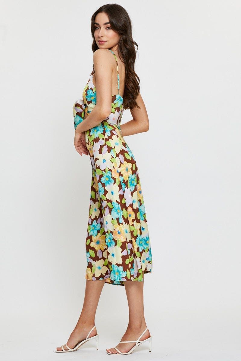 Print A Line Dress Midi sold by Ally Fashion product image thumbnail 4