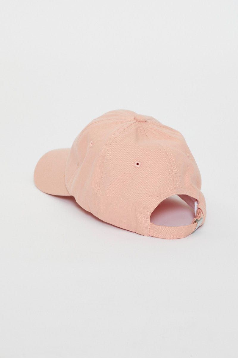 Pink Embroidered Cap sold by Ally Fashion product image thumbnail 3