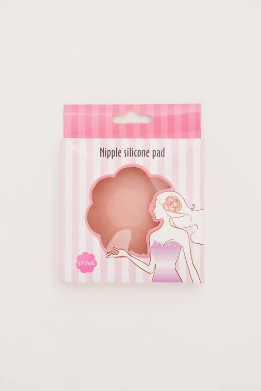 Beige Circular Silicone Nipple Cover sold by Ally Fashion