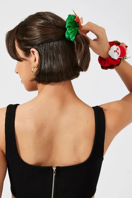 Multi Christmas Scrunchies sold by Ally Fashion