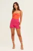 Orange Bandeau Top Boob Tube Twist sold by Ally Fashion