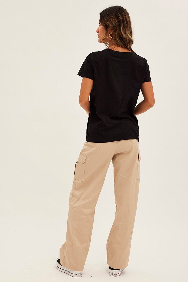 Camel Cargo Pants High Rise sold by Ally Fashion product image thumbnail 5