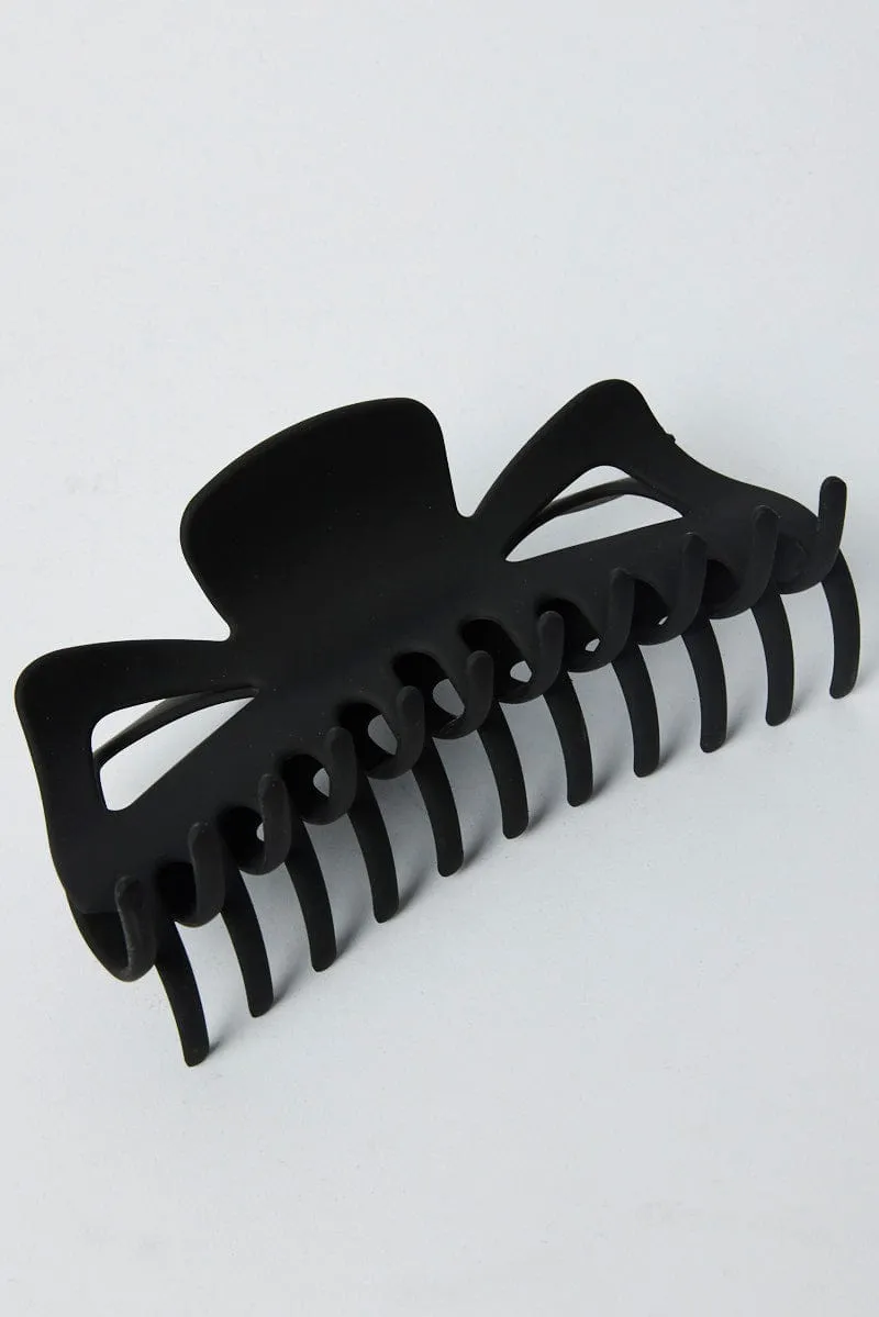 Black Large Claw Clip sold by Ally Fashion product image thumbnail 2