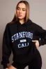 Black Graphic Sweat Hoodie Long Sleeve sold by Ally Fashion