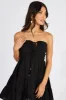 Black Fit And Flare Dress Mini sold by Ally Fashion