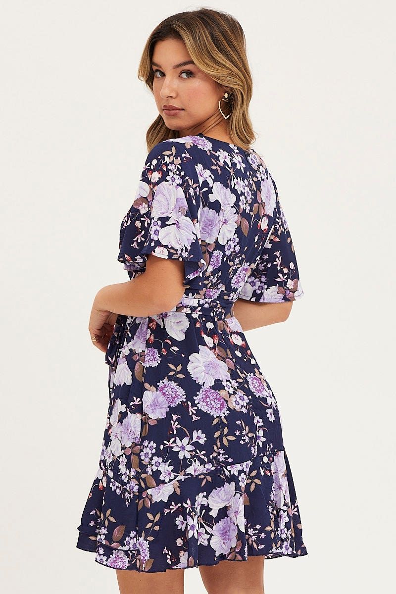 Print Skater Dress Short Sleeve Mini sold by Ally Fashion product image thumbnail 5