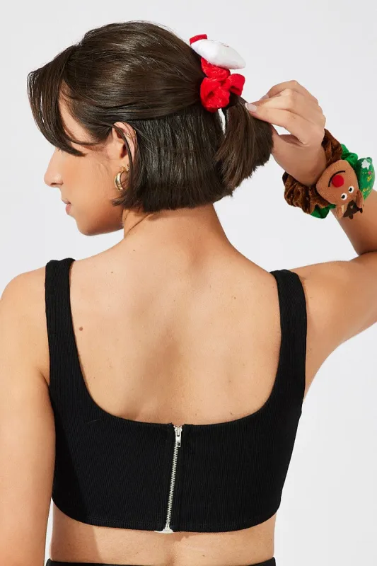 Multi Christmas Scrunchies sold by Ally Fashion