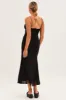 Black Maxi Dress Sleeveless Gathering Bust Mesh sold by Ally Fashion