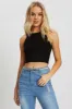 Metallic Metal Chain Buckle Stretched Belt sold by Ally Fashion