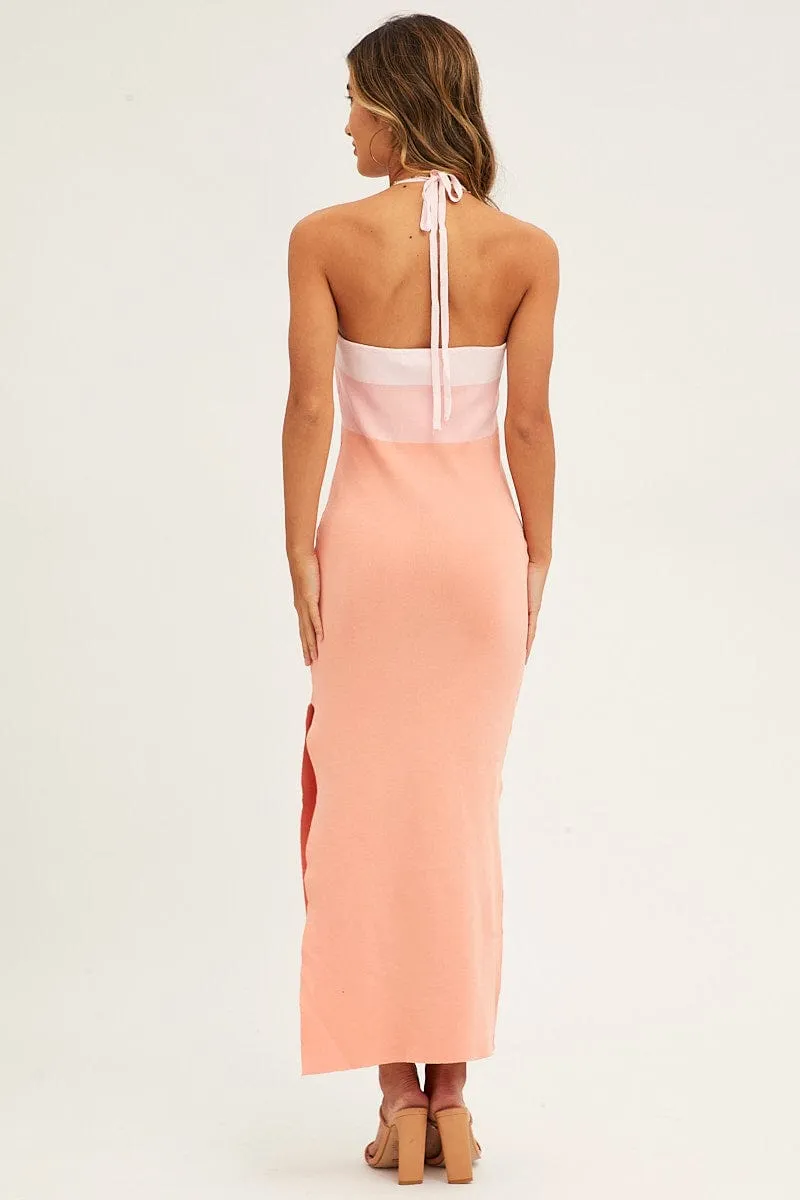 Multi Midi Dress Bodycon Scoop Neck sold by Ally Fashion product image thumbnail 5