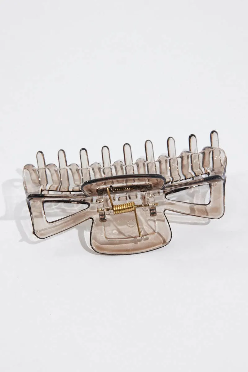 Grey Claw Clip sold by Ally Fashion product image thumbnail 2