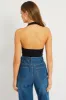 Black Supersoft Bodysuit Halter Neck sold by Ally Fashion