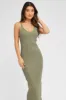 Green Knit Dress Sleeveless Midi sold by Ally Fashion