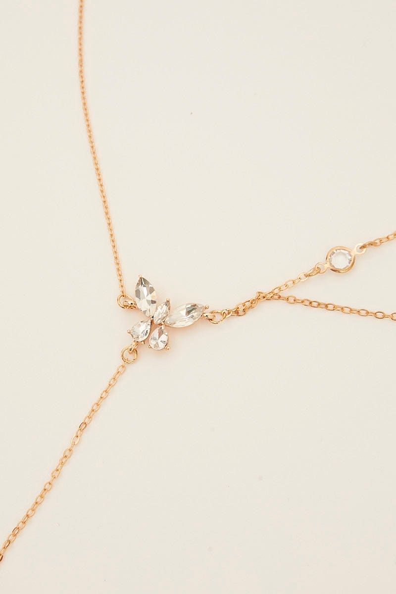 Gold Butterfly Necklace sold by Ally Fashion product image thumbnail 4
