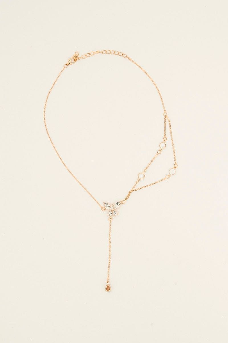 Gold Butterfly Necklace sold by Ally Fashion product image thumbnail 2