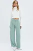 Green Cargo Pants Low Rise Wide Leg sold by Ally Fashion