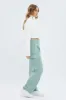 Green Cargo Pants Low Rise Wide Leg sold by Ally Fashion