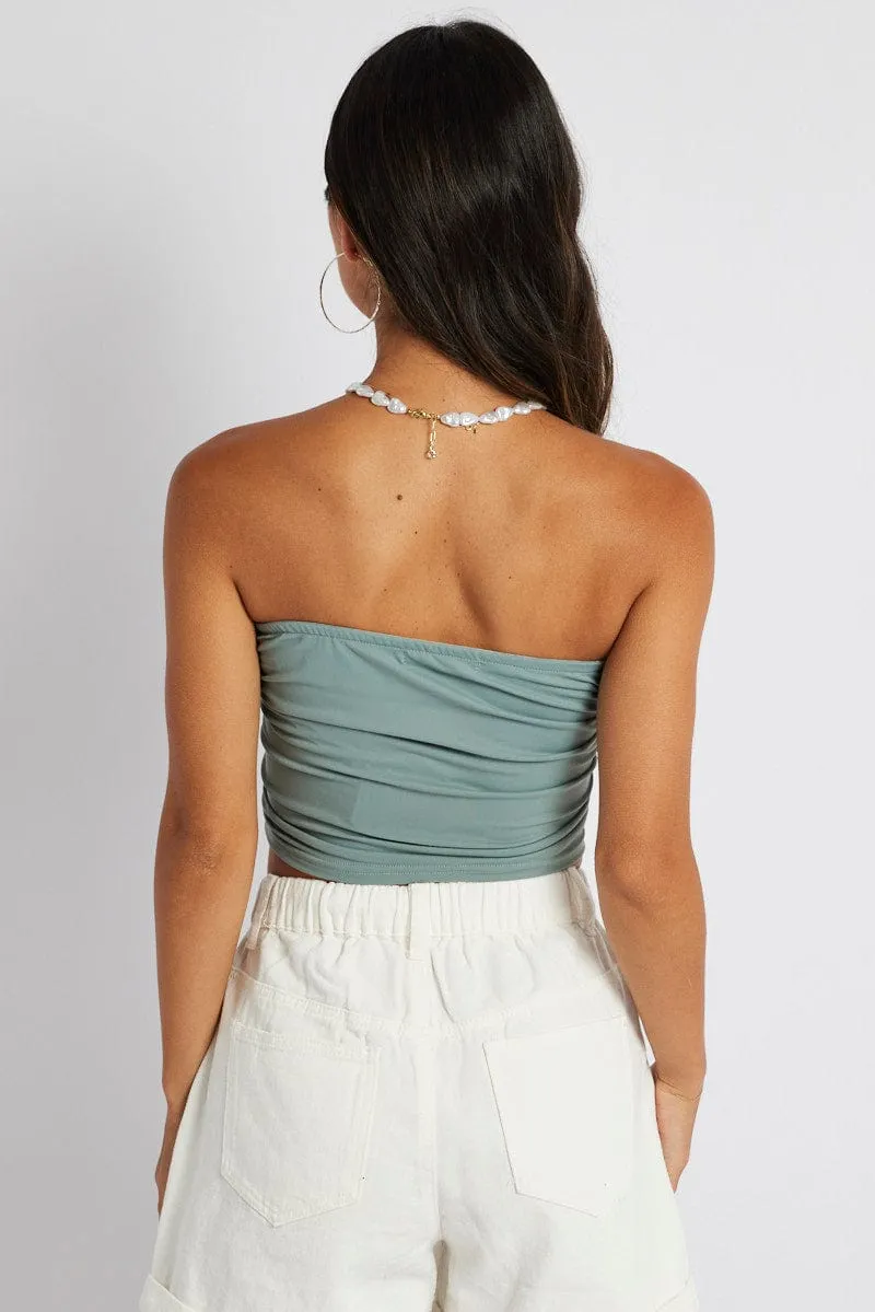 Green Bandeau Top sold by Ally Fashion product image thumbnail 5
