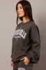 Grey Graphic Sweater Long Sleeve sold by Ally Fashion