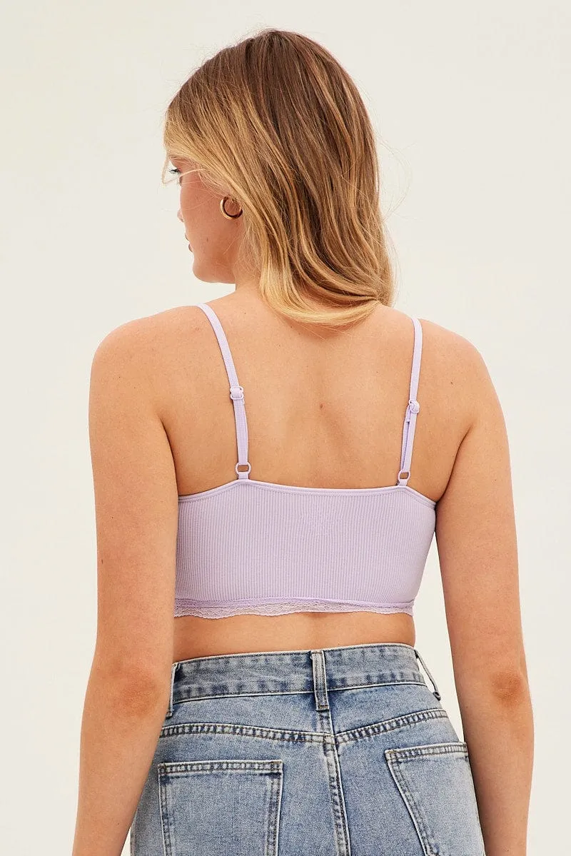 Purple Bralette Seamless sold by Ally Fashion product image thumbnail 5