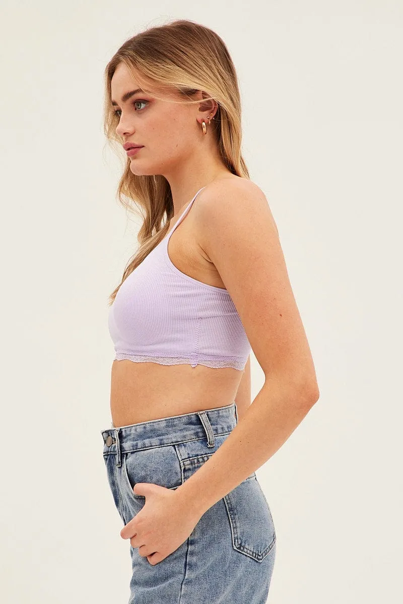 Purple Bralette Seamless sold by Ally Fashion product image thumbnail 4