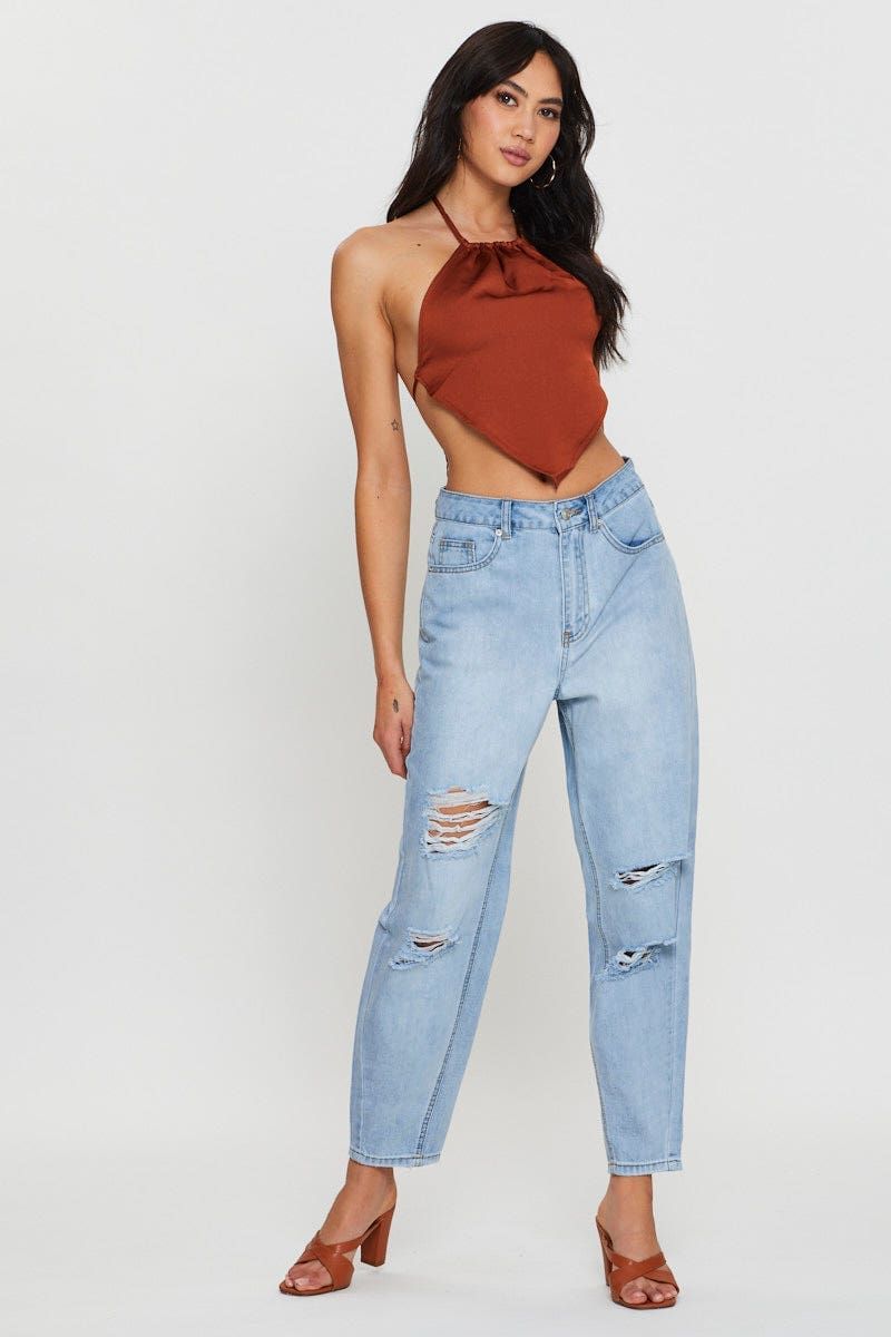 Blue Jeans Balloon Denim sold by Ally Fashion product image thumbnail 3