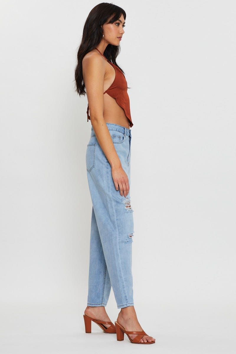 Blue Jeans Balloon Denim sold by Ally Fashion product image thumbnail 4