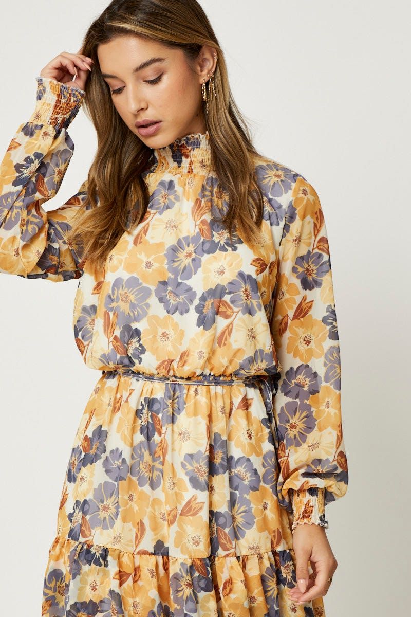 Print Mini Dress Long Sleeve Evening sold by Ally Fashion product image thumbnail 5