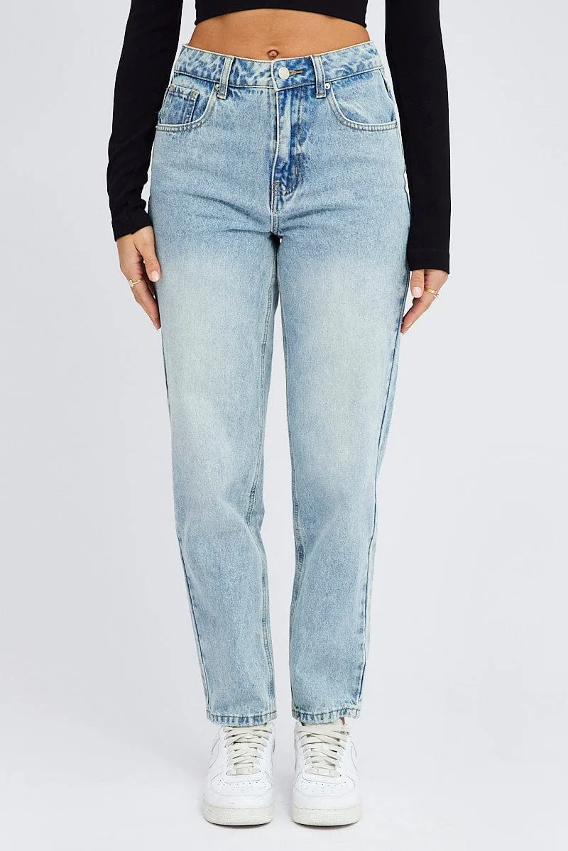 Denim Relaxed Mom Jean High Rise sold by Ally Fashion product image thumbnail 2