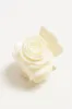 White Rosette Hair Claw Clip sold by Ally Fashion