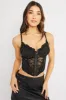 Black Lace Corset Top sold by Ally Fashion