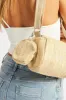 Beige Straw Crossbody Bag sold by Ally Fashion