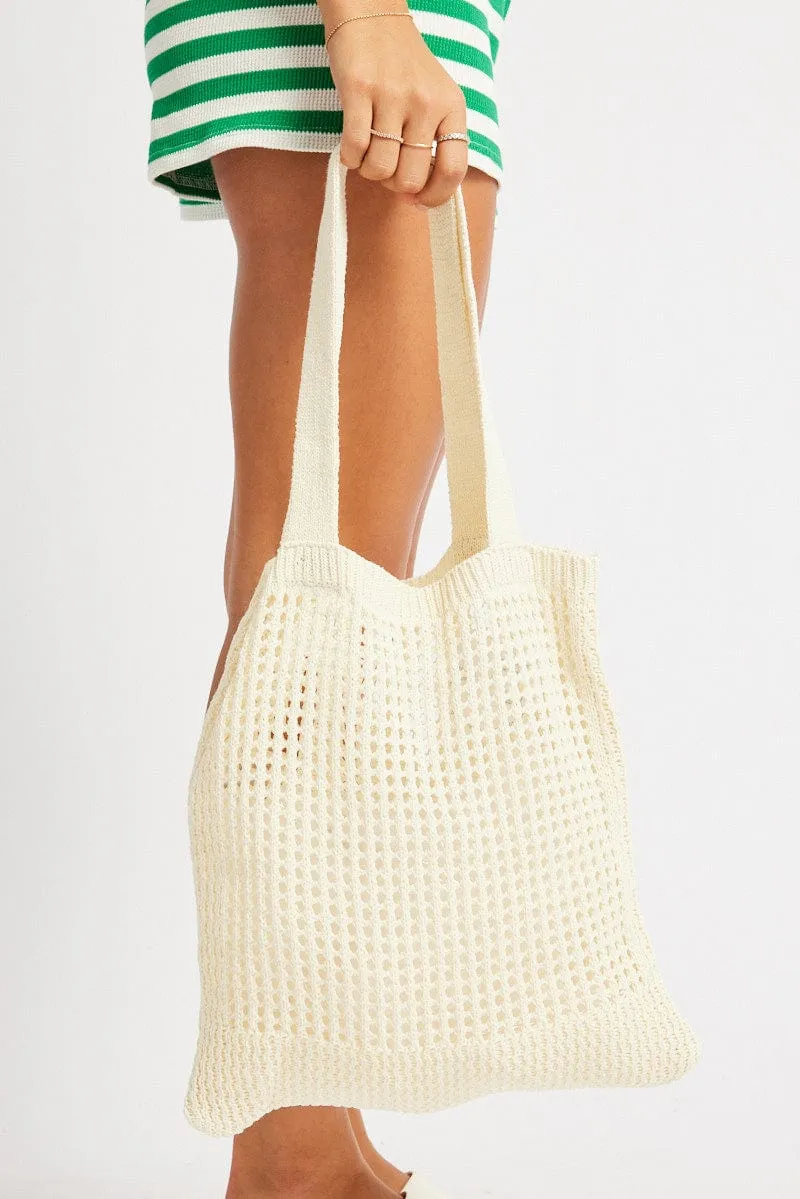 White Crochet Bag sold by Ally Fashion product image thumbnail 2