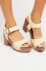 White Platform Clog Sandals sold by Ally Fashion
