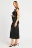 Black Bodycon Dress Textured Midi sold by Ally Fashion