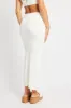 White Midi Skirt Texture sold by Ally Fashion