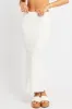 White Midi Skirt Texture sold by Ally Fashion