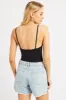 Black Sleeveless Tank Supersoft sold by Ally Fashion