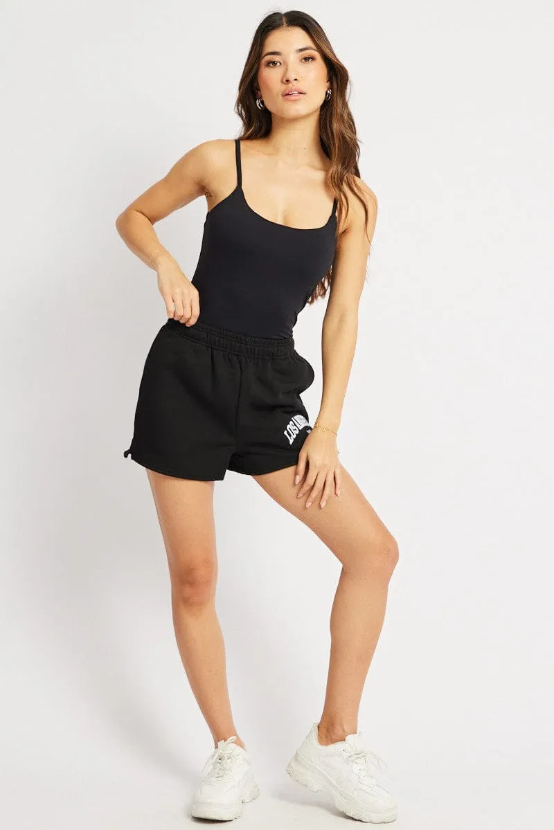 Black Singlet Top Supersoft sold by Ally Fashion product image thumbnail 2