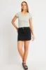 Grey T Shirt Short Sleeve V Neck sold by Ally Fashion