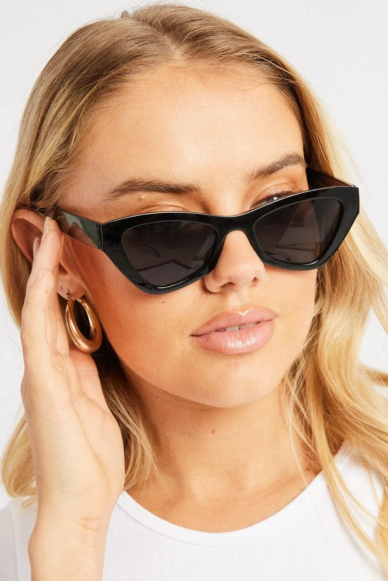 Black Cat Eye Sunglasses sold by Ally Fashion
